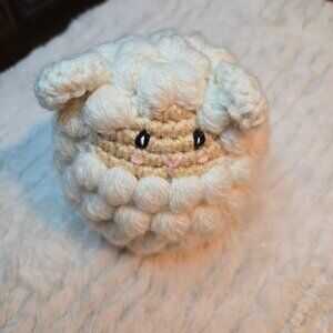 Very Soft bobicraft Handmade Crochet Baby Soft Rattle! Bobicraft Tinkle Poppy! k